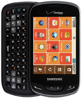 Samsung Brightside Verizon touch screen phone without data plan