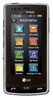 LG Versa VX9600 Verizon touch screen phone without data plan